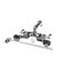 Service Sink Faucet, Polished Chrome Finish, Integral Stops, Wall Brace, Garden Hose Outle, B-2345