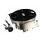 Hose Reel, Enclosed, Stainless Steel, 30'hose, 3/8" id With Spray Valve, B-7122-C01