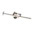 Remote Control For Gases, 3/8" NPT Inlet And Outlet, Straight Flange, 4-arm Lab Handle, BL-4710-01