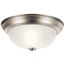 11.25" 2 Light Flush Mount (Brushed Nickel)
