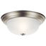 13.25" 2 Light Flush Mount (Brushed Nickel)