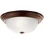 13.25" 2 Light Flush Mount (Tannery Bronze)
