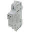 2-Conductor Fuse Holder for Cylindrical Midget Fuses, 1-Pole w/o Blown Fuse Indication (Light Gray)