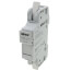 2-Conductor Fuse Holder for Class CC Cylindrical Applications, 1-Pole w/o Blown Fuse Indication (Light Gray)