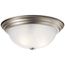 15.25" 3 Light Flush Mount (Brushed Nickel)