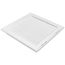 14" x 14" Steel Fixed Bar Filter Grille (White)