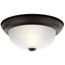 11.25" 2 Light Flush Mount (Olde Bronze)