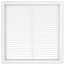 20" x 20" Steel Fixed Bar Filter Grille (White)