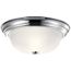 13.25" 2 Light Flush Mount (Chrome)