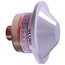 Brass Extended Coverage Concealed Horizontal Side Wall Sprinkler Head - 135°F (3/4" Thread)