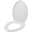 Elongated Slow-Close Toilet Seat, White, 811903-WH