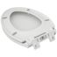 Elongated Slow-Close Toilet Seat, White, 811903-WH
