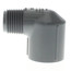 1/2" MPT x 1/2" FPT CPVC Schedule 80 90° Street Elbow