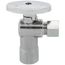 1/2" Nominal Sweat x 3/8" OD Compression Angle Stop Valve - No Lead (Chrome)