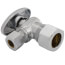 1/2" Nom Compression (5/8" OD) x 3/8" OD Compression Angle Stop Valve - Lead Free (Chrome)