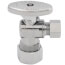 1/2" Nom Compression (5/8" OD) x 3/8" OD Compression Angle Stop Valve - Lead Free (Chrome)
