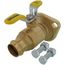 1" Press Full Port Forged Brass Uni-Flange Isolator Flange