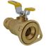 1" Press Full Port Forged Brass Uni-Flange Isolator Flange
