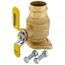 1-1/2" Press Full Port Forged Brass Uni-Flange Isolator Flange