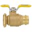 1-1/2" Press Full Port Forged Brass Uni-Flange Isolator Flange