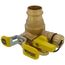 1" Press x Flange High Velocity Isolator w/ Drain & Rotating Flange