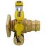 1" Press x Flange High Velocity Isolator w/ Drain & Rotating Flange