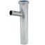 1-1/2" x 8" Hose & Clamp Branch Tailpiece, Slip Joint Top, 17 GA, 7/8" Branch (Nut Down)