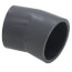 3" PVC Schedule 80 22.5-Degree Elbow