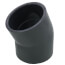 3" PVC Schedule 80 22.5-Degree Elbow