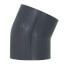 3" PVC Schedule 80 22.5-Degree Elbow