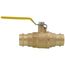 1-1/4" Press Full Port Forged Brass Ball Valve (Lead Free)