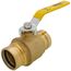 2-1/2" Press Full Port Forged Brass Ball Valve (Lead Free)