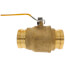 4" Press Full Port Forged Brass Ball Valve (Lead Free)