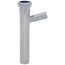 1-1/4" x 8" Hose & Clamp Branch Tailpiece, Slip Joint Top, 20 GA, 7/8" Branch (Nut Down)