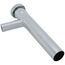 1-1/4" x 8" Hose & Clamp Branch Tailpiece, Slip Joint Top, 20 GA, 7/8" Branch (Nut Down)