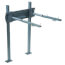 TCA-411 Epoxy Coated Floor Mounted Concealed Arm Track Lavatory Carrier (250 lb Load)