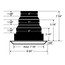 MV3S Ceiling Diffuser w/ 3-Way Grille (6" x 6")