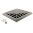 GRD4 4-Way Low Clearance Grille w/ Damper (8" x 8")