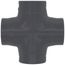 1-1/4" PVC Schedule 80 Cross (Socket)