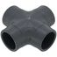 1-1/4" PVC Schedule 80 Cross (Socket)