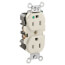 Hospital Grade Duplex Receptacle, 15A, NEMA 5-15R - Light Almond (125V)