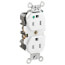 Hospital Grade Duplex Receptacle, 15A, NEMA 5-15R - White (125V)