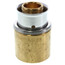 Bronze 5/8" PEX Press x 1/2" Copper Pipe Adapter