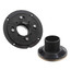 PVC Round Shower Pan Drain w/ Cast Nickel Finish Ring & Strainer