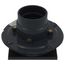 PVC Square Shower Pan Drain w/ Cast Oil-Rubbed Bronze Ring & Strainer
