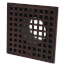 4-3/16" Dia. Shower Pan Drain w/ Oil-Rubbed Bronze Head Adapter