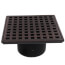 4-3/16" Dia. Shower Pan Drain w/ Oil-Rubbed Bronze Head Adapter