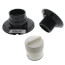 PVC Shower Pan Drain w/ DoubleDuty Test Plug, Screw-On Stainless Steel Strainer, w/ Rim