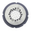PVC Shower Pan Drain w/ DoubleDuty Test Plug, Screw-On Stainless Steel Strainer, w/ Rim