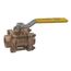 1/4" 3-Piece Full Port Threaded Ball Valve (8.1 Cv)